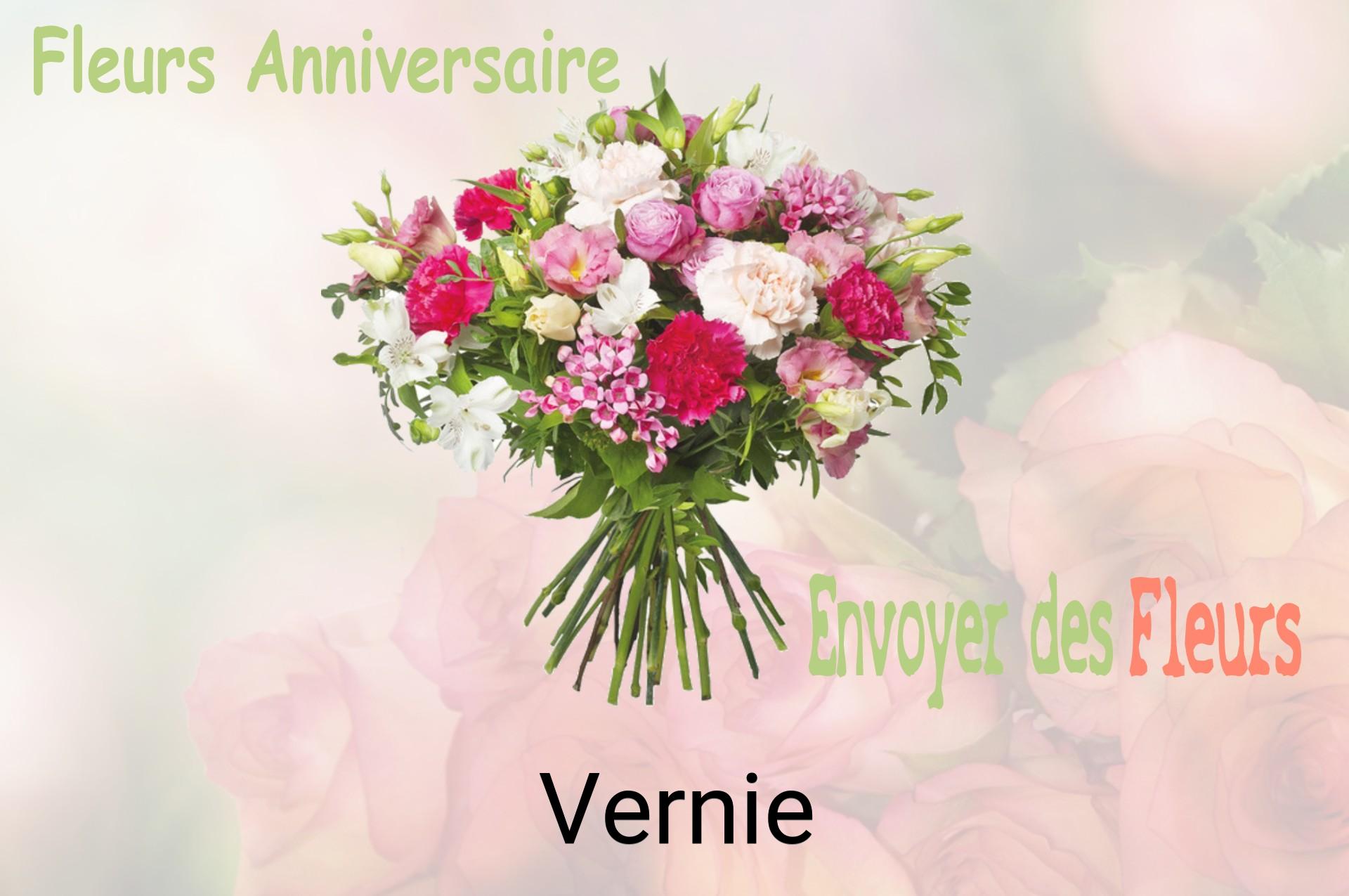 Bouquet de fleurs d’anniversaire livré à Vernie